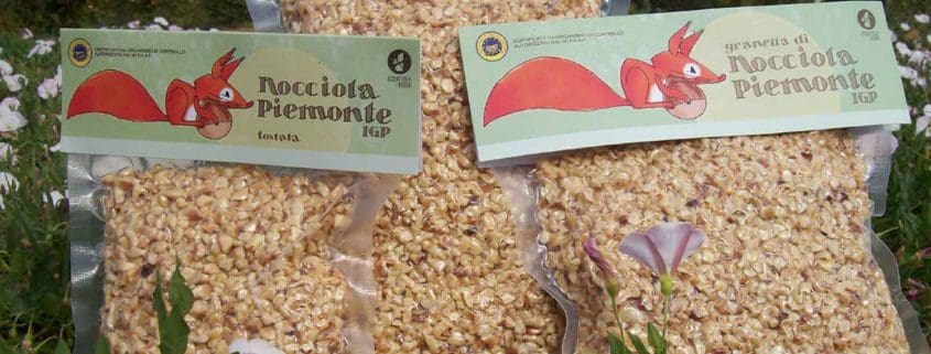 Piedmont p.g.i. hazelnut grains