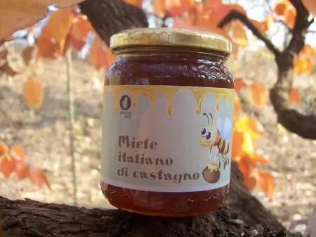 Chestnut honey scoiattolo rosso beekeeping