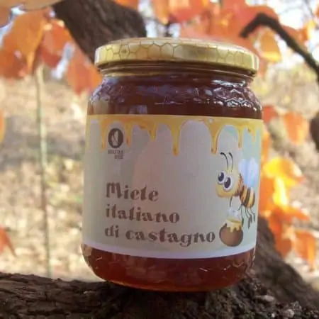 Chestnut honey scoiattolo rosso beekeeping