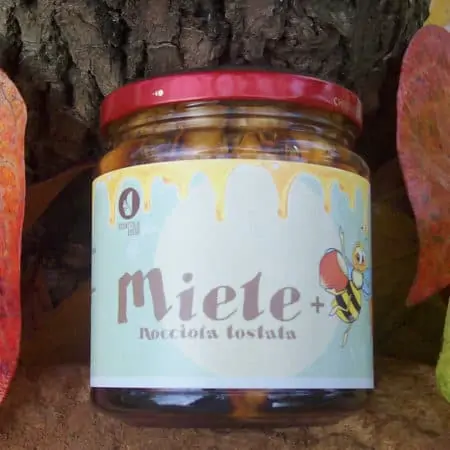 Miel + multiflowers honey with piedmont roasted hazelnuts