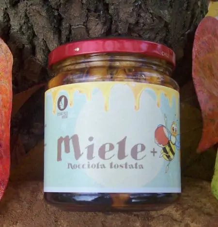 Miel + multiflowers honey with piedmont roasted hazelnuts